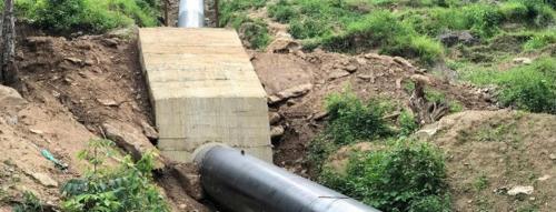 Penstock Alignment Anchor Block